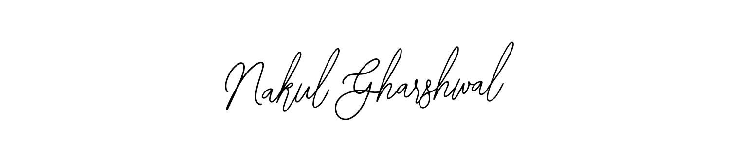 Make a short Nakul Gharshwal signature style. Manage your documents anywhere anytime using Bearetta-2O07w. Create and add eSignatures, submit forms, share and send files easily. Nakul Gharshwal signature style 12 images and pictures png