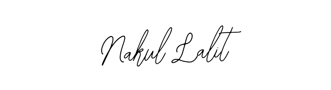 Similarly Bearetta-2O07w is the best handwritten signature design. Signature creator online .You can use it as an online autograph creator for name Nakul Lalit. Nakul Lalit signature style 12 images and pictures png