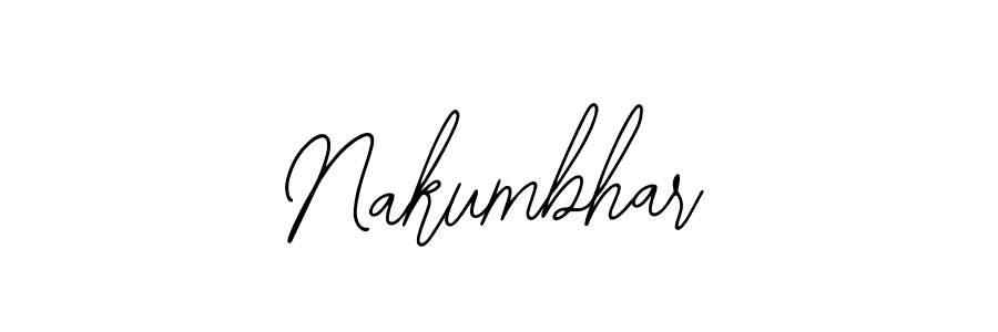 How to make Nakumbhar signature? Bearetta-2O07w is a professional autograph style. Create handwritten signature for Nakumbhar name. Nakumbhar signature style 12 images and pictures png