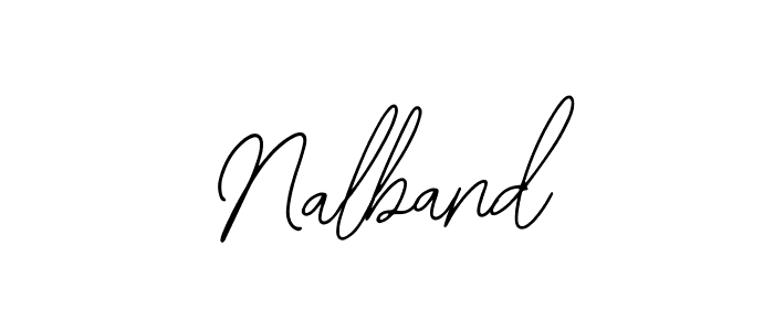 Design your own signature with our free online signature maker. With this signature software, you can create a handwritten (Bearetta-2O07w) signature for name Nalband. Nalband signature style 12 images and pictures png