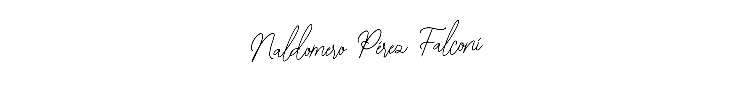 Design your own signature with our free online signature maker. With this signature software, you can create a handwritten (Bearetta-2O07w) signature for name Naldomero Pérez Falconí. Naldomero Pérez Falconí signature style 12 images and pictures png