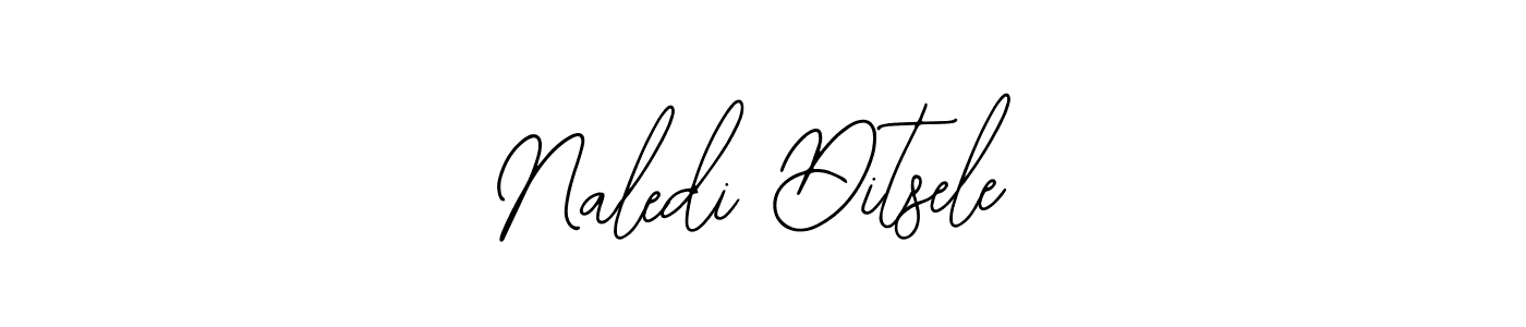 You should practise on your own different ways (Bearetta-2O07w) to write your name (Naledi Ditsele) in signature. don't let someone else do it for you. Naledi Ditsele signature style 12 images and pictures png