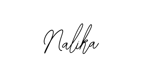 Make a beautiful signature design for name Nalika. With this signature (Bearetta-2O07w) style, you can create a handwritten signature for free. Nalika signature style 12 images and pictures png