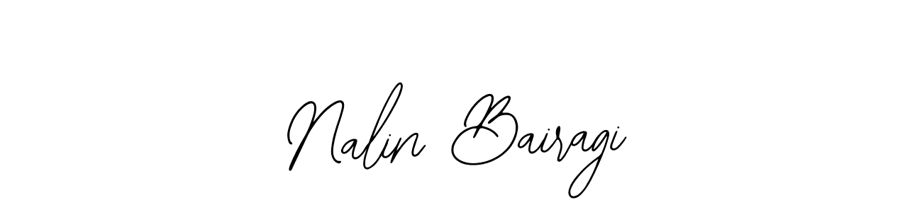 How to make Nalin Bairagi name signature. Use Bearetta-2O07w style for creating short signs online. This is the latest handwritten sign. Nalin Bairagi signature style 12 images and pictures png