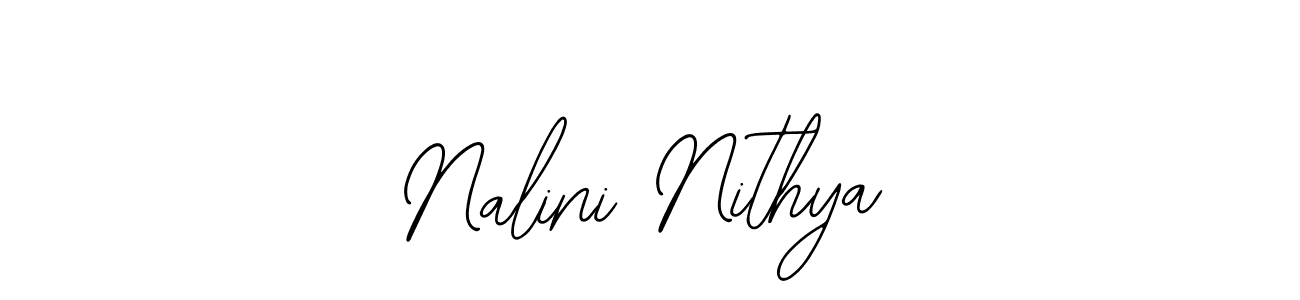 How to make Nalini Nithya name signature. Use Bearetta-2O07w style for creating short signs online. This is the latest handwritten sign. Nalini Nithya signature style 12 images and pictures png