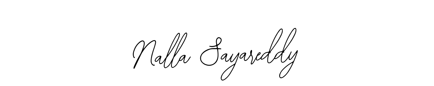 Also we have Nalla Sayareddy name is the best signature style. Create professional handwritten signature collection using Bearetta-2O07w autograph style. Nalla Sayareddy signature style 12 images and pictures png