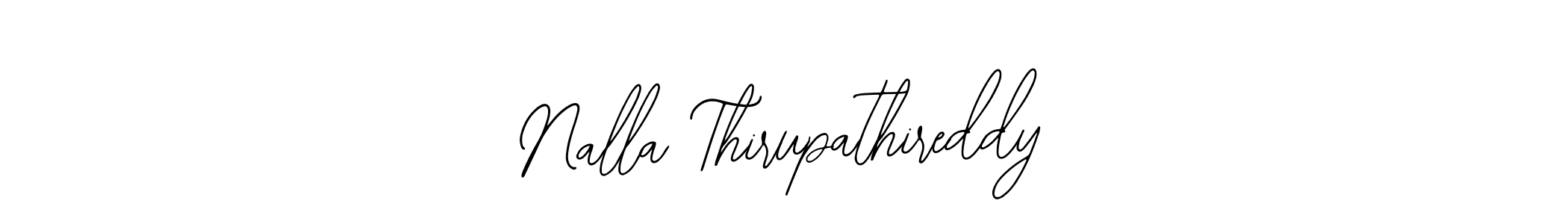 Similarly Bearetta-2O07w is the best handwritten signature design. Signature creator online .You can use it as an online autograph creator for name Nalla Thirupathireddy. Nalla Thirupathireddy signature style 12 images and pictures png
