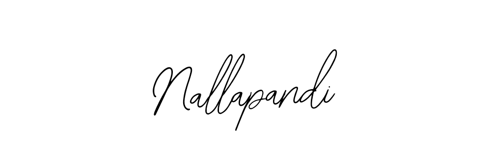 It looks lik you need a new signature style for name Nallapandi. Design unique handwritten (Bearetta-2O07w) signature with our free signature maker in just a few clicks. Nallapandi signature style 12 images and pictures png