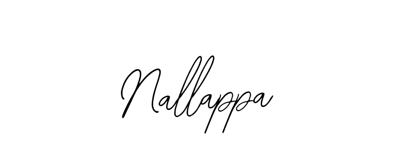 Make a beautiful signature design for name Nallappa. Use this online signature maker to create a handwritten signature for free. Nallappa signature style 12 images and pictures png