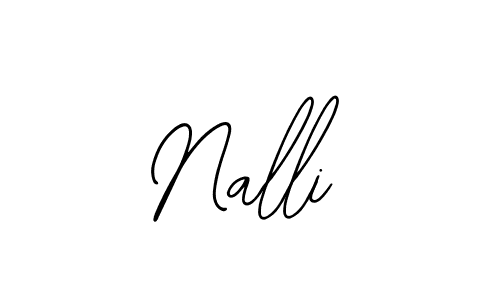 if you are searching for the best signature style for your name Nalli. so please give up your signature search. here we have designed multiple signature styles  using Bearetta-2O07w. Nalli signature style 12 images and pictures png