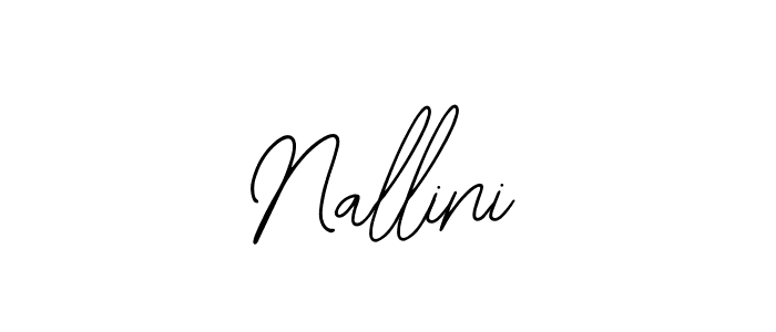 The best way (Bearetta-2O07w) to make a short signature is to pick only two or three words in your name. The name Nallini include a total of six letters. For converting this name. Nallini signature style 12 images and pictures png