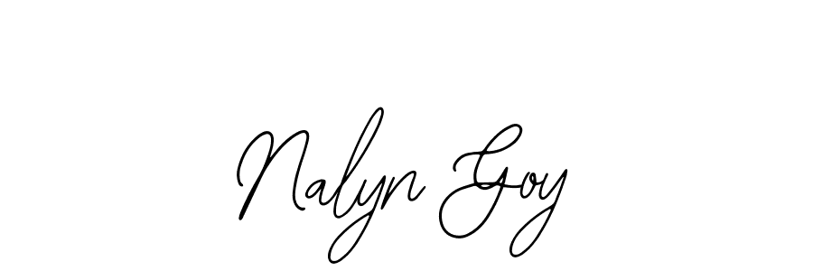 Design your own signature with our free online signature maker. With this signature software, you can create a handwritten (Bearetta-2O07w) signature for name Nalyn Goy. Nalyn Goy signature style 12 images and pictures png