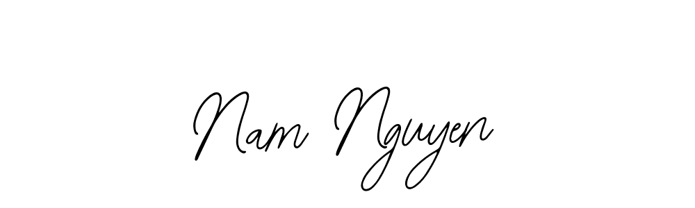 Make a beautiful signature design for name Nam Nguyen. With this signature (Bearetta-2O07w) style, you can create a handwritten signature for free. Nam Nguyen signature style 12 images and pictures png