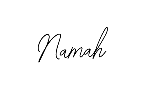 Namah stylish signature style. Best Handwritten Sign (Bearetta-2O07w) for my name. Handwritten Signature Collection Ideas for my name Namah. Namah signature style 12 images and pictures png