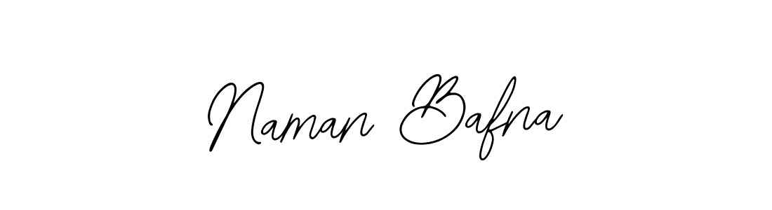Use a signature maker to create a handwritten signature online. With this signature software, you can design (Bearetta-2O07w) your own signature for name Naman Bafna. Naman Bafna signature style 12 images and pictures png