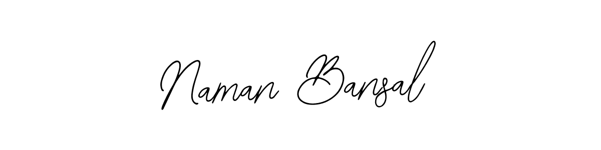 Also we have Naman Bansal name is the best signature style. Create professional handwritten signature collection using Bearetta-2O07w autograph style. Naman Bansal signature style 12 images and pictures png