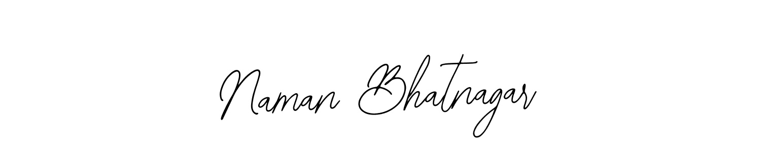 It looks lik you need a new signature style for name Naman Bhatnagar. Design unique handwritten (Bearetta-2O07w) signature with our free signature maker in just a few clicks. Naman Bhatnagar signature style 12 images and pictures png