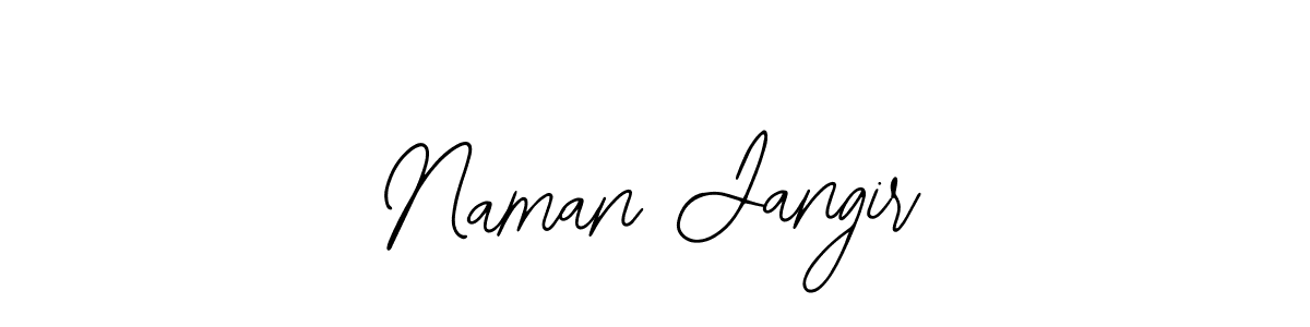 Create a beautiful signature design for name Naman Jangir. With this signature (Bearetta-2O07w) fonts, you can make a handwritten signature for free. Naman Jangir signature style 12 images and pictures png