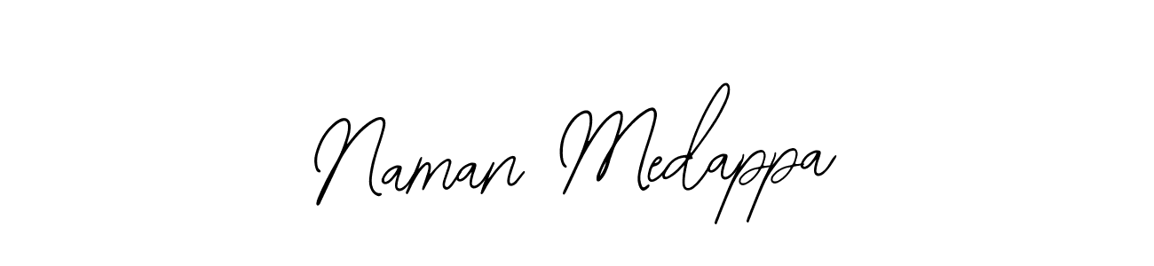 if you are searching for the best signature style for your name Naman Medappa. so please give up your signature search. here we have designed multiple signature styles  using Bearetta-2O07w. Naman Medappa signature style 12 images and pictures png