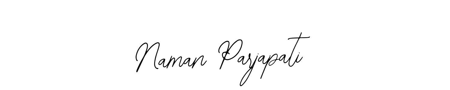 if you are searching for the best signature style for your name Naman Parjapati. so please give up your signature search. here we have designed multiple signature styles  using Bearetta-2O07w. Naman Parjapati signature style 12 images and pictures png