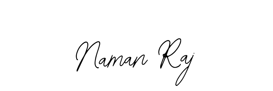 Use a signature maker to create a handwritten signature online. With this signature software, you can design (Bearetta-2O07w) your own signature for name Naman Raj. Naman Raj signature style 12 images and pictures png