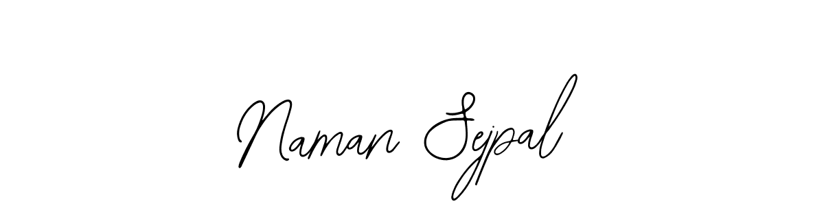 Use a signature maker to create a handwritten signature online. With this signature software, you can design (Bearetta-2O07w) your own signature for name Naman Sejpal. Naman Sejpal signature style 12 images and pictures png