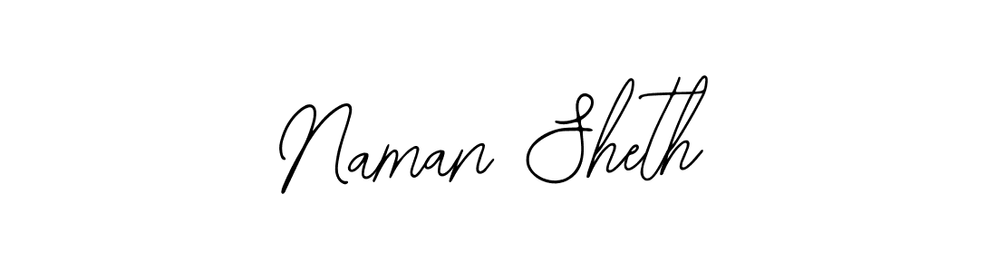 Make a beautiful signature design for name Naman Sheth. With this signature (Bearetta-2O07w) style, you can create a handwritten signature for free. Naman Sheth signature style 12 images and pictures png