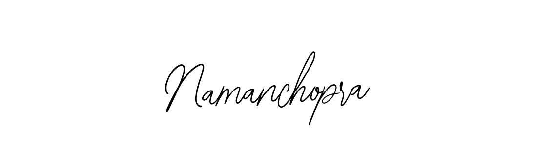 The best way (Bearetta-2O07w) to make a short signature is to pick only two or three words in your name. The name Namanchopra include a total of six letters. For converting this name. Namanchopra signature style 12 images and pictures png