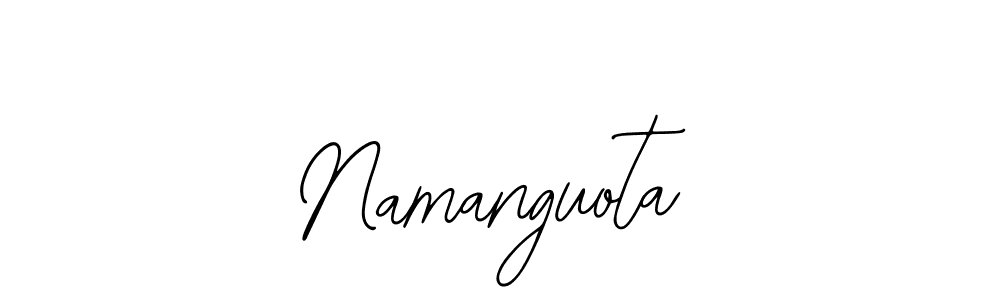 if you are searching for the best signature style for your name Namanguota. so please give up your signature search. here we have designed multiple signature styles  using Bearetta-2O07w. Namanguota signature style 12 images and pictures png