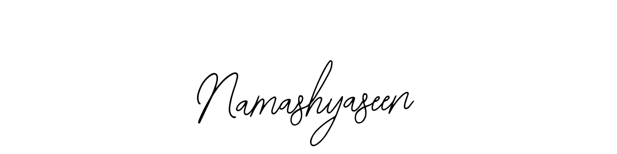 You should practise on your own different ways (Bearetta-2O07w) to write your name (Namashyaseen) in signature. don't let someone else do it for you. Namashyaseen signature style 12 images and pictures png