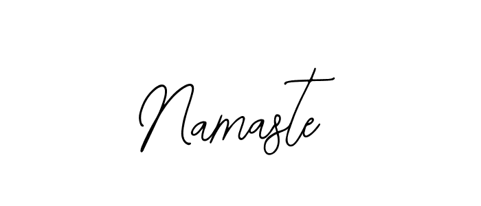 Use a signature maker to create a handwritten signature online. With this signature software, you can design (Bearetta-2O07w) your own signature for name Namaste. Namaste signature style 12 images and pictures png