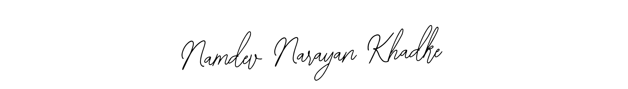 if you are searching for the best signature style for your name Namdev Narayan Khadke. so please give up your signature search. here we have designed multiple signature styles  using Bearetta-2O07w. Namdev Narayan Khadke signature style 12 images and pictures png