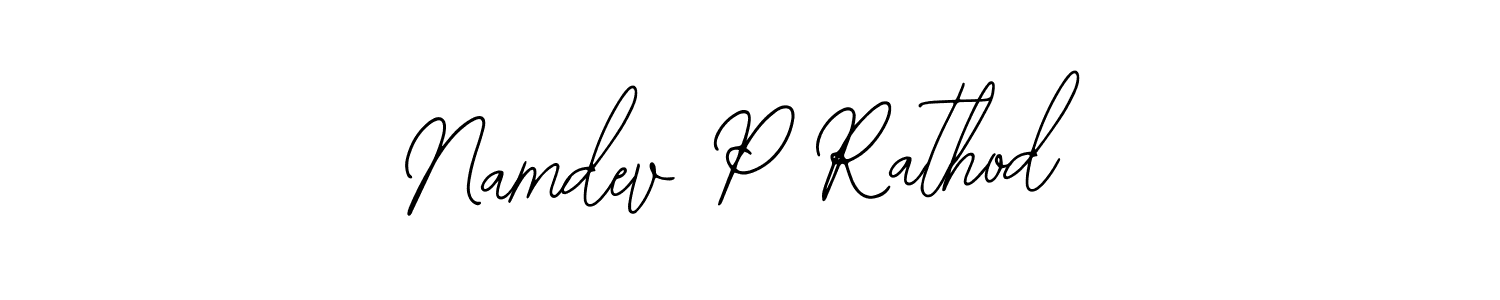 Create a beautiful signature design for name Namdev P Rathod. With this signature (Bearetta-2O07w) fonts, you can make a handwritten signature for free. Namdev P Rathod signature style 12 images and pictures png