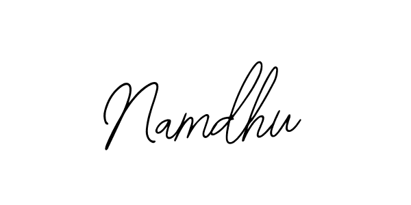 Also we have Namdhu name is the best signature style. Create professional handwritten signature collection using Bearetta-2O07w autograph style. Namdhu signature style 12 images and pictures png