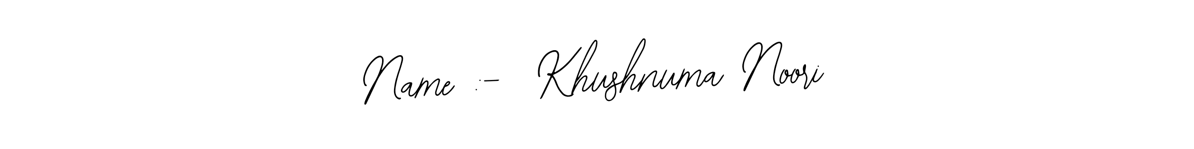 See photos of Name :-  Khushnuma Noori official signature by Spectra . Check more albums & portfolios. Read reviews & check more about Bearetta-2O07w font. Name :-  Khushnuma Noori signature style 12 images and pictures png