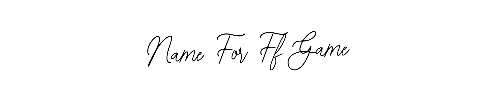 How to Draw Name For Ff Game signature style? Bearetta-2O07w is a latest design signature styles for name Name For Ff Game. Name For Ff Game signature style 12 images and pictures png