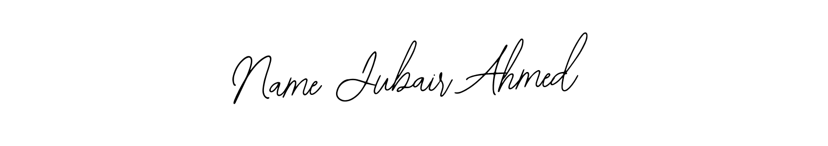 Use a signature maker to create a handwritten signature online. With this signature software, you can design (Bearetta-2O07w) your own signature for name Name Jubair Ahmed. Name Jubair Ahmed signature style 12 images and pictures png