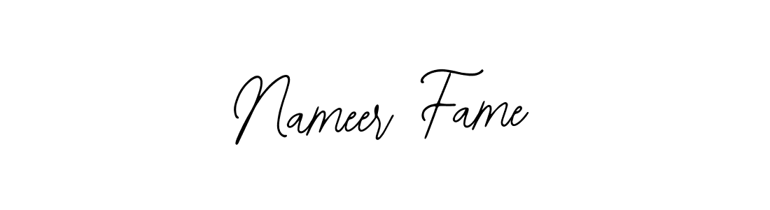Make a beautiful signature design for name Nameer Fame. Use this online signature maker to create a handwritten signature for free. Nameer Fame signature style 12 images and pictures png