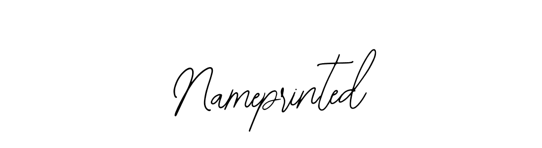 Also we have Nameprinted name is the best signature style. Create professional handwritten signature collection using Bearetta-2O07w autograph style. Nameprinted signature style 12 images and pictures png