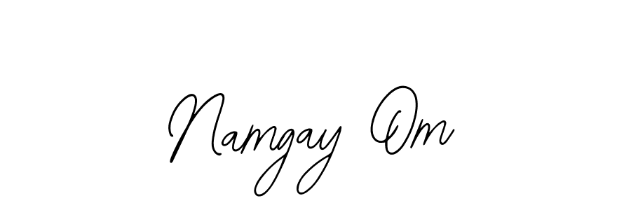 Make a beautiful signature design for name Namgay Om. With this signature (Bearetta-2O07w) style, you can create a handwritten signature for free. Namgay Om signature style 12 images and pictures png