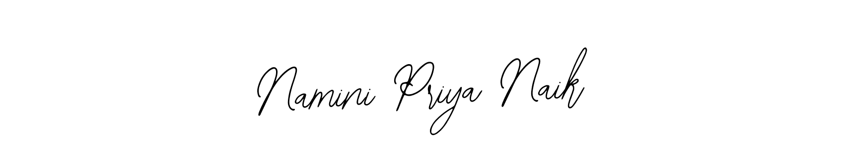 Namini Priya Naik stylish signature style. Best Handwritten Sign (Bearetta-2O07w) for my name. Handwritten Signature Collection Ideas for my name Namini Priya Naik. Namini Priya Naik signature style 12 images and pictures png