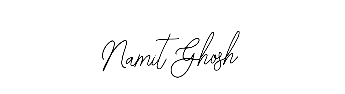 Use a signature maker to create a handwritten signature online. With this signature software, you can design (Bearetta-2O07w) your own signature for name Namit Ghosh. Namit Ghosh signature style 12 images and pictures png