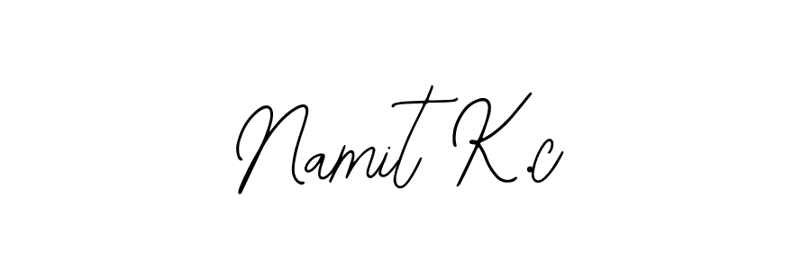 Use a signature maker to create a handwritten signature online. With this signature software, you can design (Bearetta-2O07w) your own signature for name Namit K.c. Namit K.c signature style 12 images and pictures png