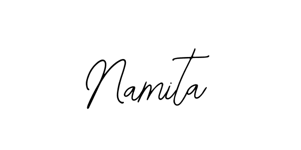 Design your own signature with our free online signature maker. With this signature software, you can create a handwritten (Bearetta-2O07w) signature for name Namita. Namita signature style 12 images and pictures png