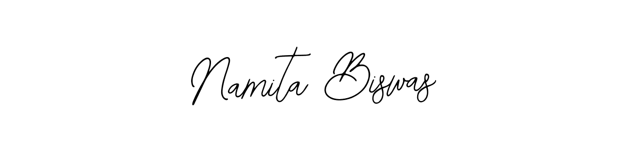 The best way (Bearetta-2O07w) to make a short signature is to pick only two or three words in your name. The name Namita Biswas include a total of six letters. For converting this name. Namita Biswas signature style 12 images and pictures png