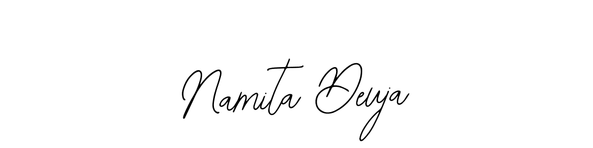 Design your own signature with our free online signature maker. With this signature software, you can create a handwritten (Bearetta-2O07w) signature for name Namita Deuja. Namita Deuja signature style 12 images and pictures png