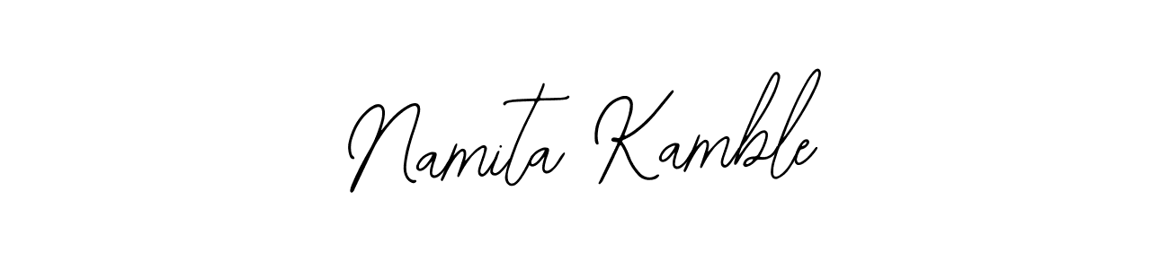 if you are searching for the best signature style for your name Namita Kamble. so please give up your signature search. here we have designed multiple signature styles  using Bearetta-2O07w. Namita Kamble signature style 12 images and pictures png
