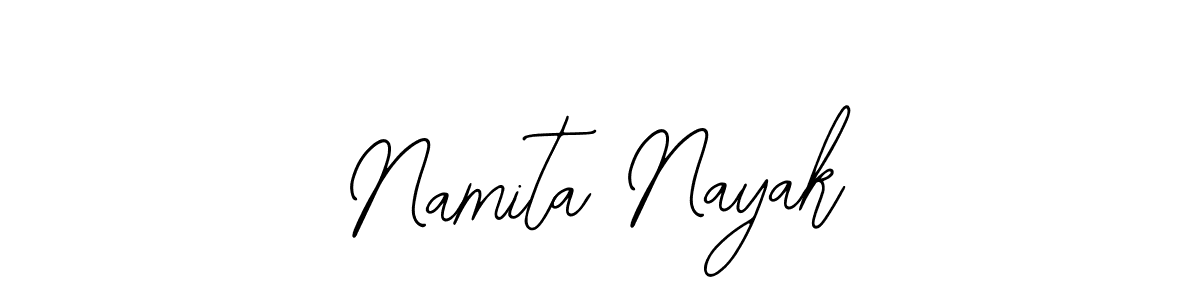 How to make Namita Nayak name signature. Use Bearetta-2O07w style for creating short signs online. This is the latest handwritten sign. Namita Nayak signature style 12 images and pictures png