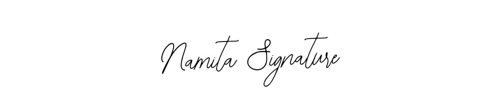 Use a signature maker to create a handwritten signature online. With this signature software, you can design (Bearetta-2O07w) your own signature for name Namita Signature. Namita Signature signature style 12 images and pictures png