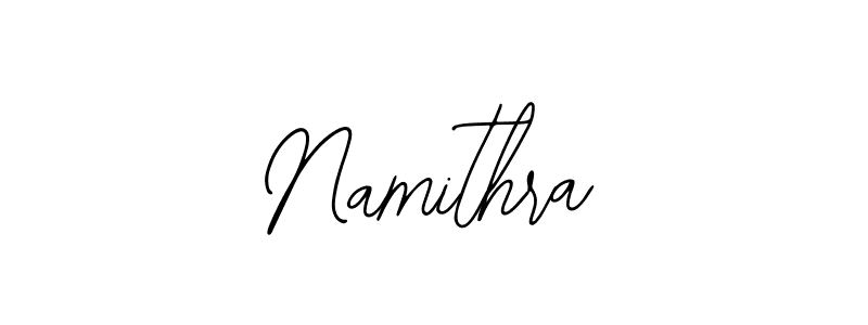 How to make Namithra signature? Bearetta-2O07w is a professional autograph style. Create handwritten signature for Namithra name. Namithra signature style 12 images and pictures png